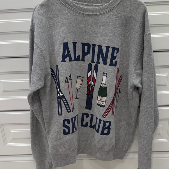 Show Me Your MuMu Tops - Show me your mumu Gray Alpine Ski Club Sweater